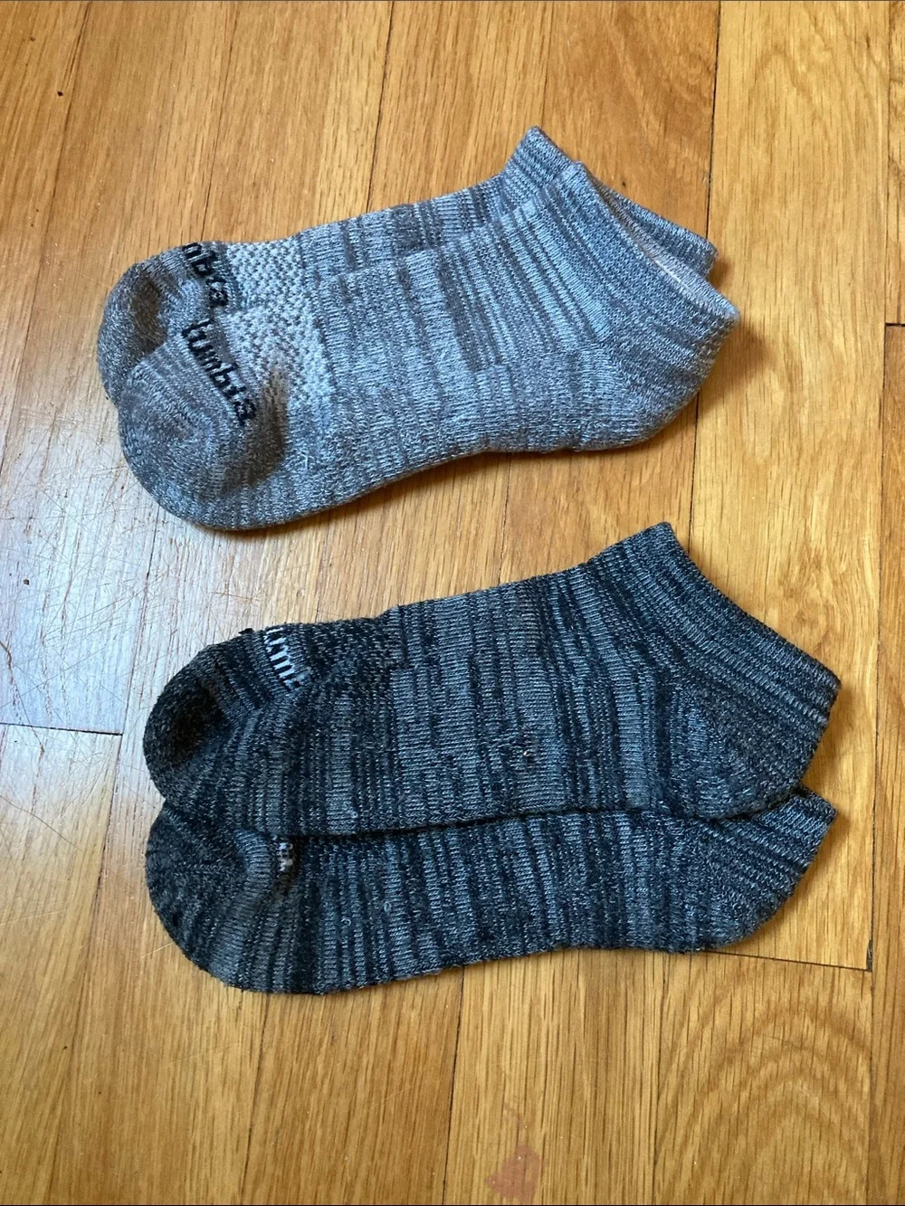 Columbia Low-Cut Athletic Sock Duo - Light Gray & Dark Gray